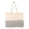 Recycled Cotton Utility Tote Natural-Gray | No Imprint | not available | not available