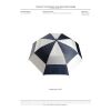 Totes 64" UV Protection Auto Open Golf Umbrella Navy Blue-White | No Imprint | not available | not available