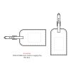 Millennium Leather Identification Tag Black | No Imprint | not available | not available