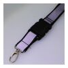 Recycled Polyester Reflective Lanyard Black | No Imprint | not available | not available