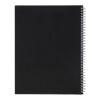 8.5" x 11 FSC Mix Remark 1-subject Notebook Black