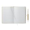 5" x 7" Organic Cotton Bound Notebook w/Pen Natural | No Imprint | not available | not available