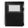 5" x 7" FSC® Recycled Star Spiral Notebook with Pe Black | No Imprint | not available | not available