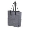 Recycled Felt Tall Shopper Tote Charcoal | No Imprint | not available | not available