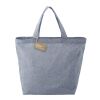 Recycled 5oz Cotton Twill Grocery Tote Blue | No Imprint | not available | not available