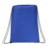 Crossweave Heat Sealed Drawstring Bag Royal Blue | No Imprint | not available | not available