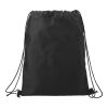 Rainbow RPET Drawstring Bag Black | No Imprint | not available | not available