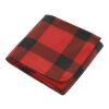Buffalo Plaid Fleece Blanket Red-Black | No Imprint | not available | not available