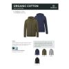 Women's Organic Cotton Zip Hoodie Metro Blue | XS