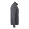 Men's ARGUS Eco Fleece Full Zip Standard | Heather Dark Charcoal | XL | 1-color Apparel Digital Transfer | IMPACT, SLEEVE, Vertical, - Centered on Full Left Sleeve | 3.00 Inches × 14.00 Inches