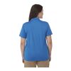 Women's MORENO TEXT MICRO SS POLO Blue | M