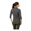 Women's TIPTON Three Qtr Slv Polo Standard | Heather Grey | M | No Imprint | not available | not available