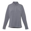 Women's  CALTECH KNIT QUARTER ZIP Standard | Steel Grey | XL | No Imprint | not available | not available