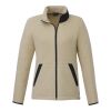 Women's KAHUZI Eco Full Zip Sherpa Standard | Khaki-Black | 2XL | No Imprint | not available | not available