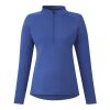 EVANS Eco Knit Half Zip - Women's Royal Blue | XS