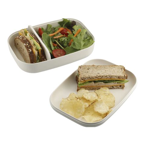 Ekobo Rectangular Bento Box Standard | White | No Imprint | not available | not available
