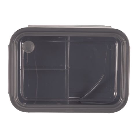 Three Compartment Food Storage Bento Box Black | No Imprint | not available | not available