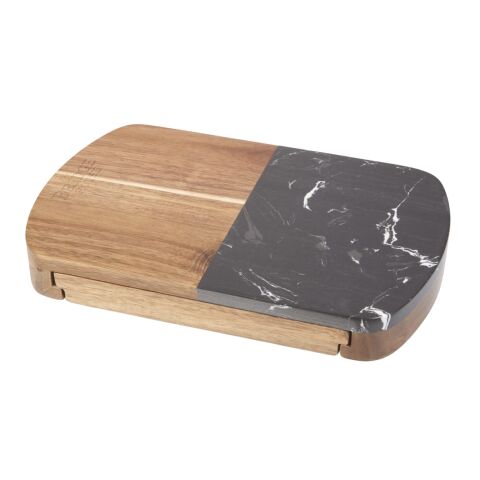 Black Marble Cheese Board Set with Knives Standard | Natural | No Imprint | not available | not available