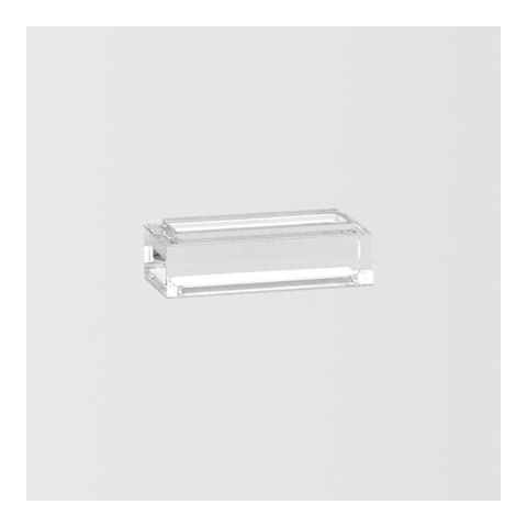 Stackable Clear Acrylic Bar Award Black