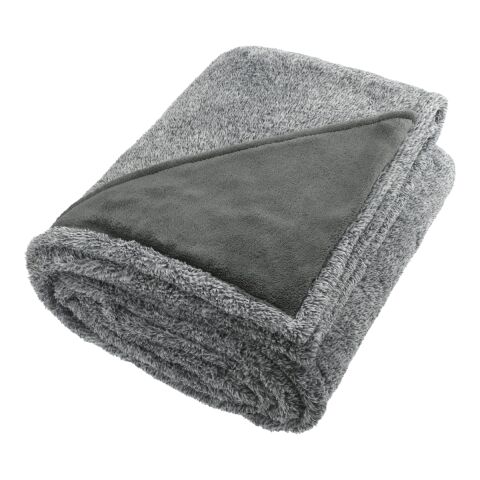 Heathered Fuzzy Fleece Blanket Charcoal | No Imprint | not available | not available