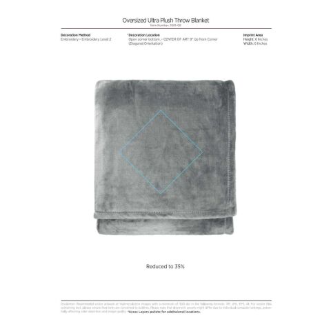 Oversized Ultra Plush Throw Blanket Gray | No Imprint | not available | not available