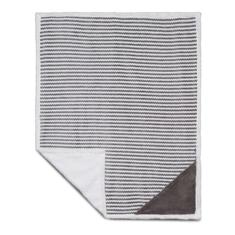 Field &amp; Co.® Chevron Striped Sherpa Blanket Gray | No Imprint | not available | not available