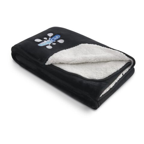 Oversized Wearable WFH Cozy Fleece Sherpa Blanket Black | No Imprint | not available | not available