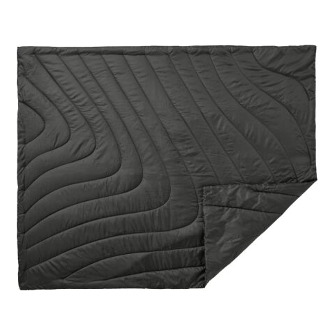 Wave Recycled Insulated Outdoor Blanket Black | No Imprint | not available | not available