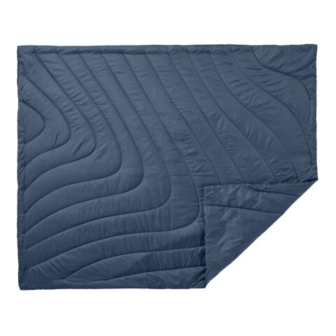 Wave Recycled Insulated Outdoor Blanket Navy
