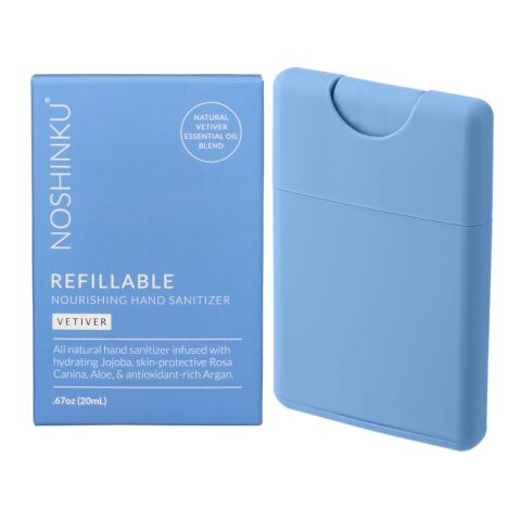 0.6oz Noshinku Refillable Pocket Hand Sanitizer Blue