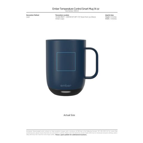 Ember Mug² 14 oz Standard | White | No Imprint | not available | not available