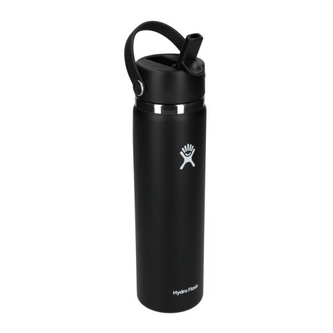 Hydro Flask® Wide Mouth w/ Flex Straw Cap 24oz Onyx