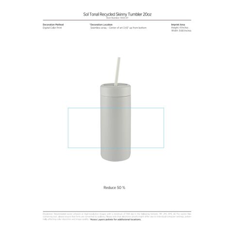 Sol Tonal Straw Tumbler 20oz Standard | Beige | No Imprint | not available | not available