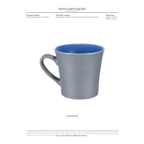 Stormy Ceramic Mug 12oz Standard | Royal Blue | No Imprint | not available | not available