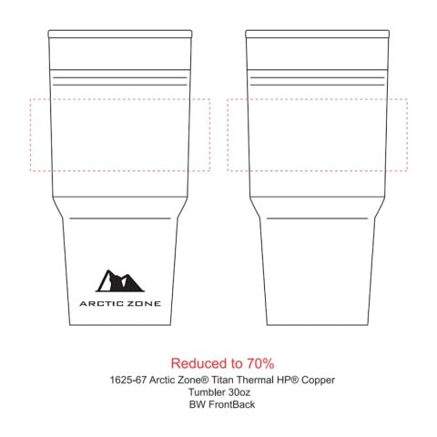 Arctic Zone® Titan Thermal HP® Copper Tumbler 30oz Standard | Black | No Imprint | not available | not available