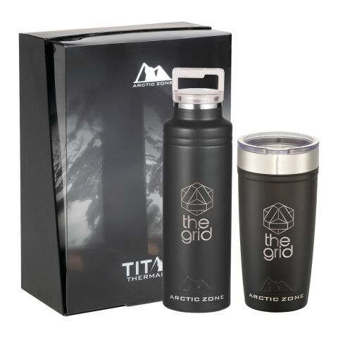 Arctic Zone® Titan Thermal HP® Copper Vac Gift Set Black | No Imprint