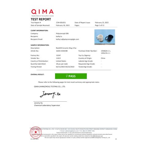 RockHill Ceramic Mug 17oz Standard | Black | No Imprint | not available | not available