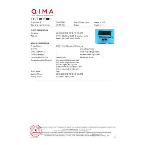 Oasis 3 Piece Massage and Recovery Kit Black | No Imprint | not available | not available