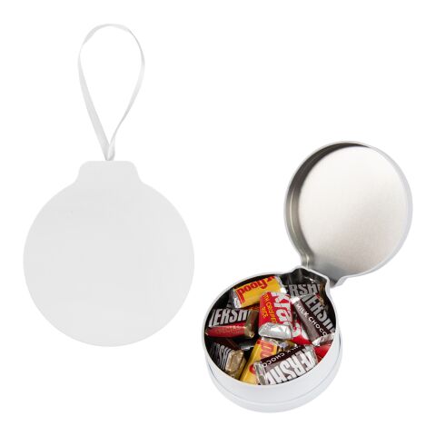 FULL COLOR ORNAMENT TIN WITH CANDY White | No Imprint | not available | not available