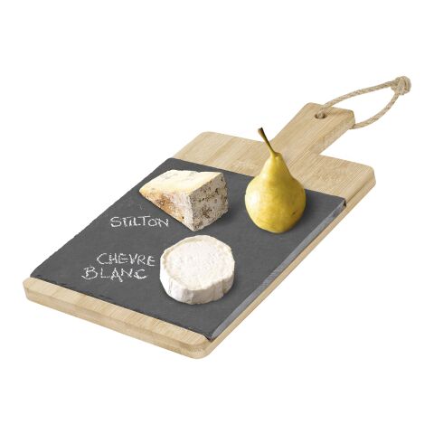 Bamboo &amp; Slate Charcuterie Cutting Board Brown | No Imprint