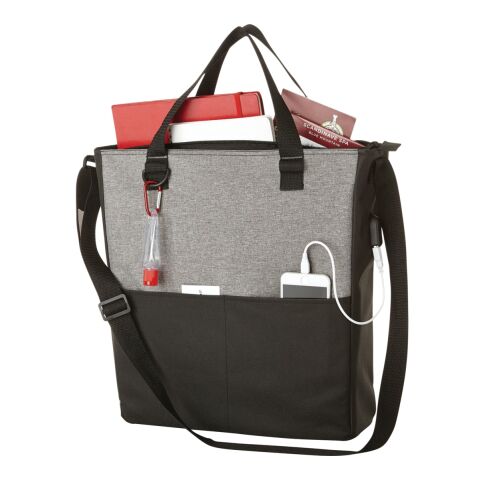 Cameron Convention Tote w/ USB Port Graphite | No Imprint | not available | not available