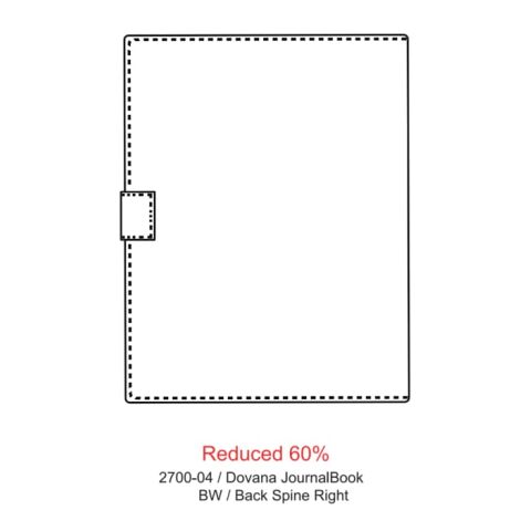 6.5&quot; x 8.25&quot; Dovana™ JournalBook® Black | No Imprint | not available | not available