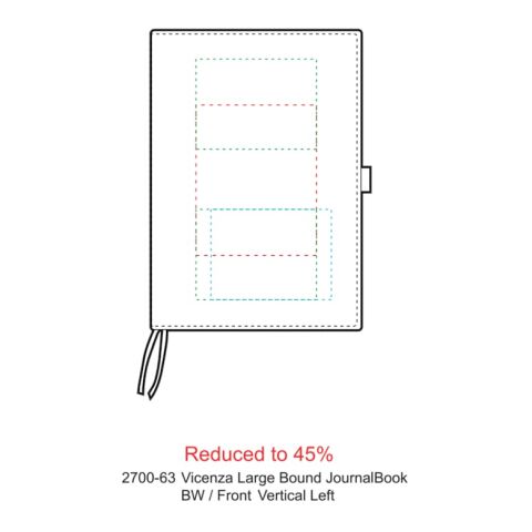 7" x 10" Vicenza Large Bound JournalBook® Black | No Imprint | not available | not available