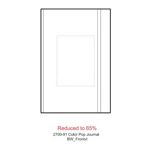 5.5" x 8.5" Color Pop Bound JournalBook® Orange | No Imprint | not available | not available