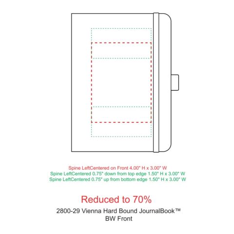 5" x 7" Vienna Hard Bound JournalBook® Black | No Imprint | not available | not available