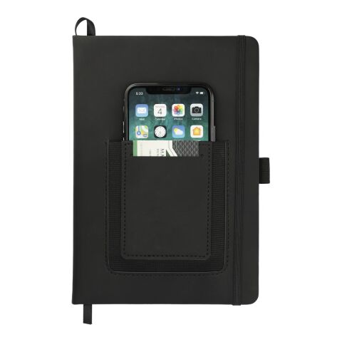 5.5&quot; x 8.5&quot; Vienna Phone Pocket Bound JournalBook® Black | No Imprint | not available | not available