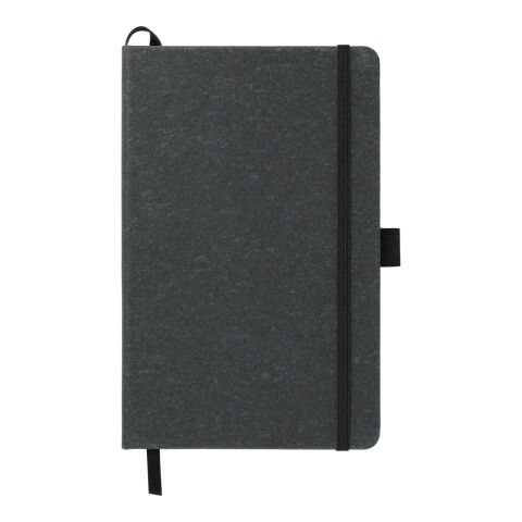 5.5" x 8.5" Recycled Leather Bound JournalBook® Black | No Imprint | not available | not available