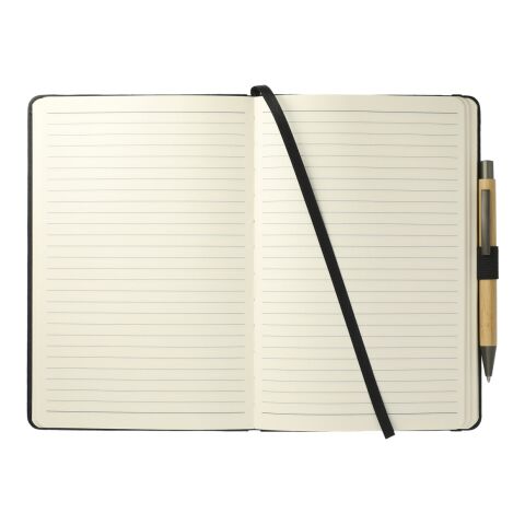5.5&quot; x 8.5&quot; Cactus Leather Bound JournalBook® Black | No Imprint | not available | not available