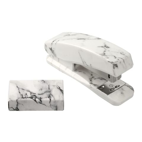 4 Piece Faux Marble Desktop Set White | No Imprint | not available | not available
