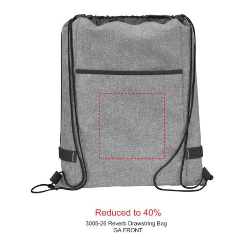 Reverb Drawstring Bag Graphite | No Imprint | not available | not available